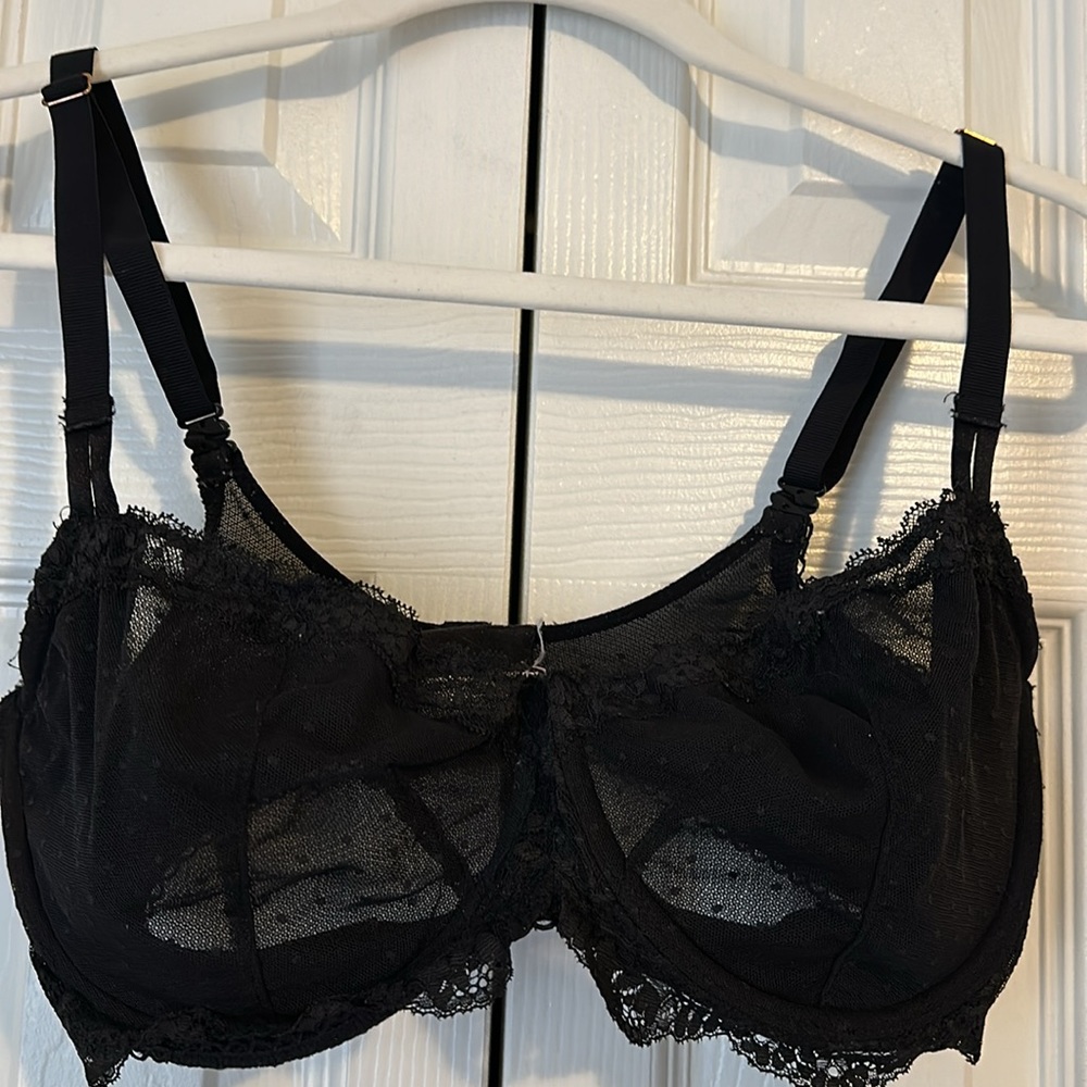 Victorias secret dream angels unlined push-up dot mesh 36DDD